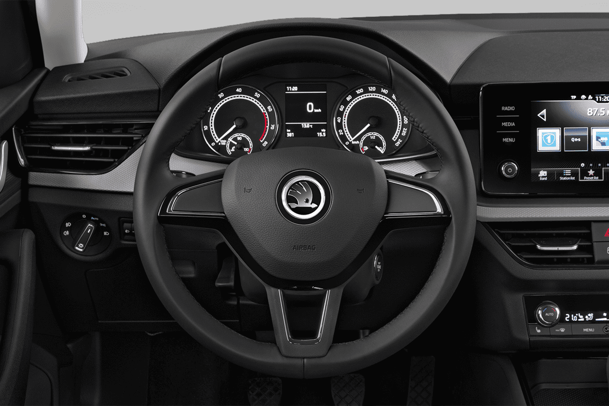 Lenkrad eines Skoda Scala Cool Plus