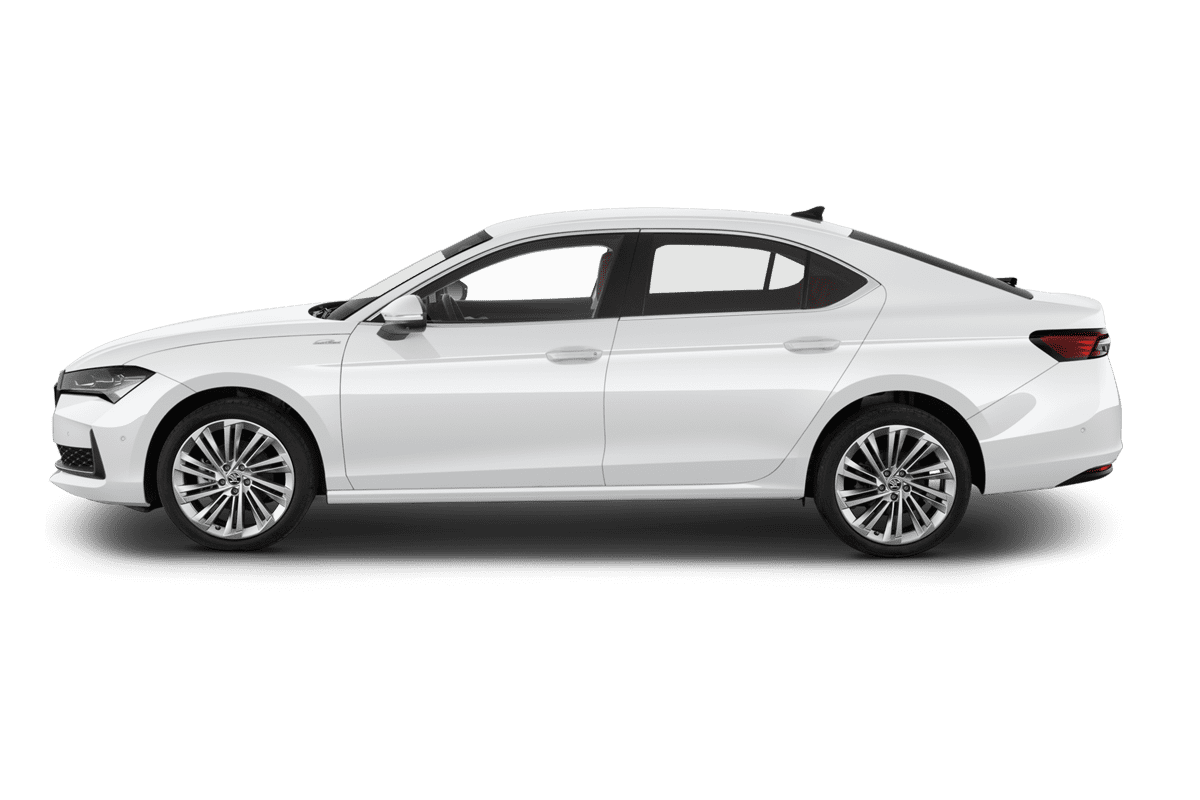 Seitenansicht eines Skoda Superb