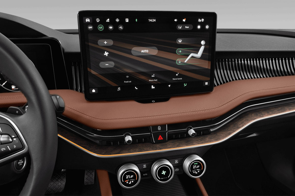 Klimasteuerung eines Skoda Superb