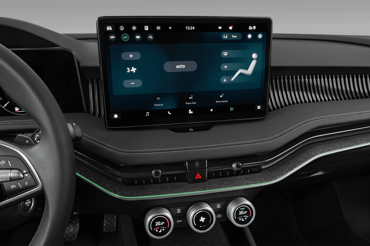 Klimasteuerung eines Skoda Superb Combi