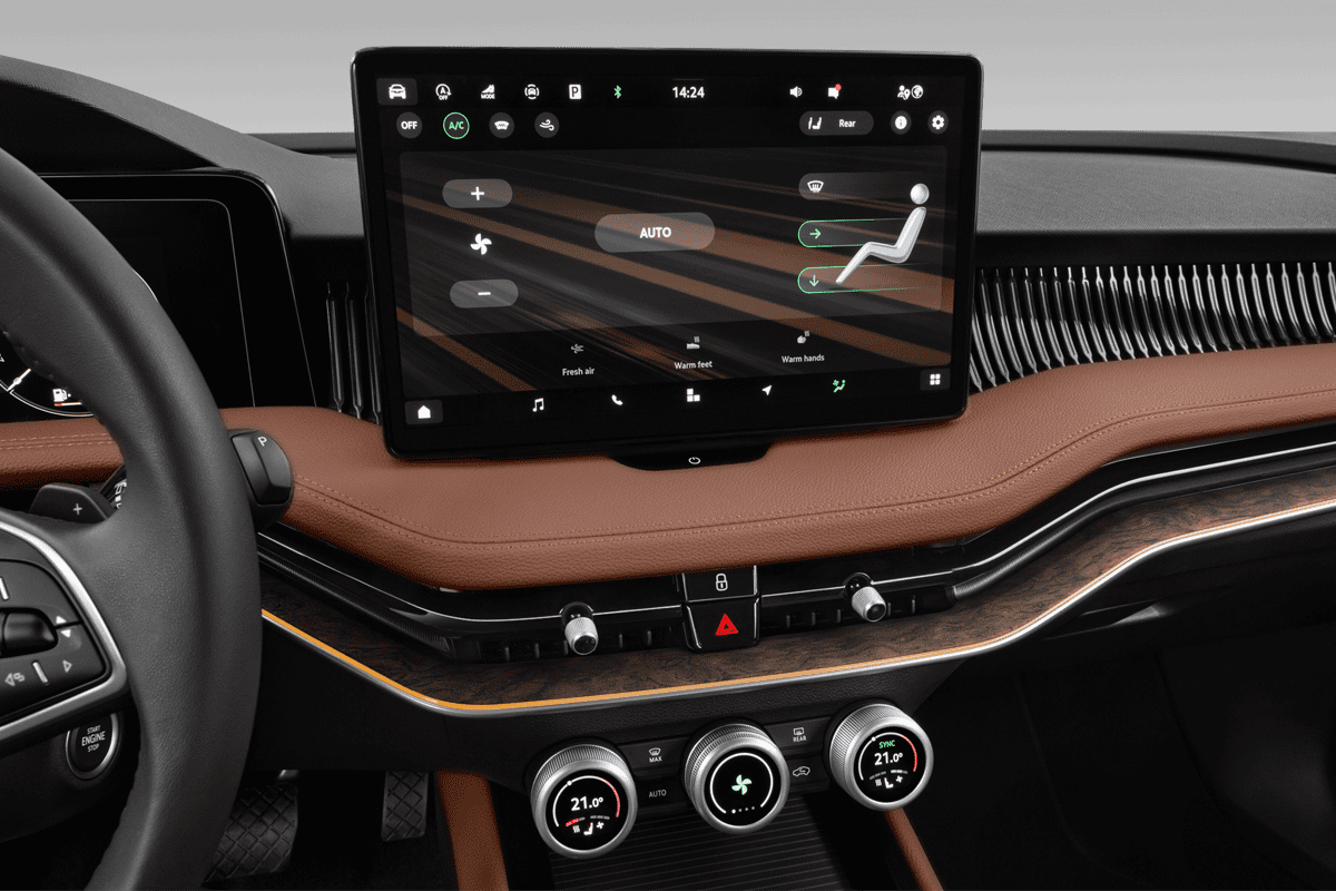 Klimasteuerung eines Skoda Superb 