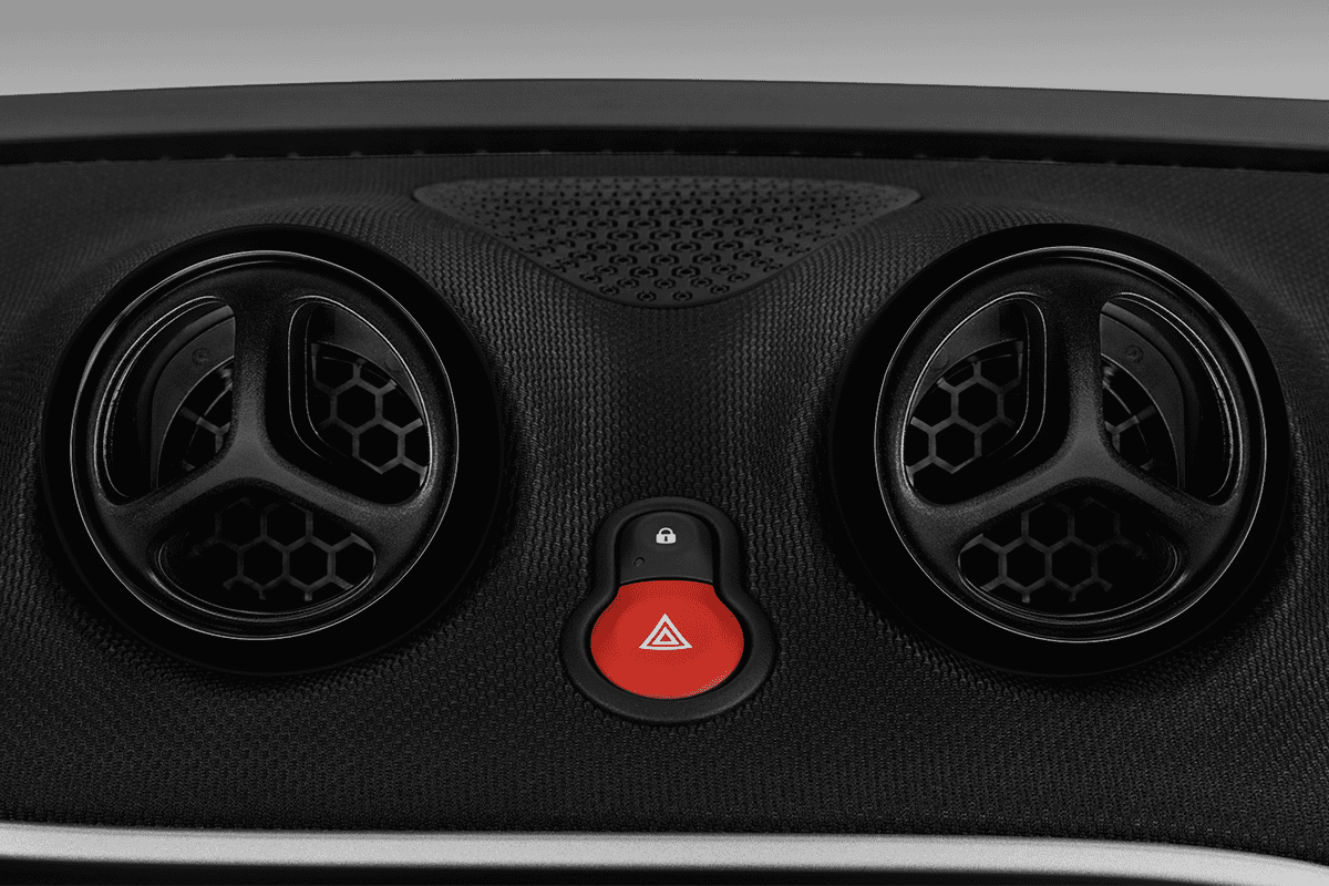 Lüftung eines Smart fortwo coupé