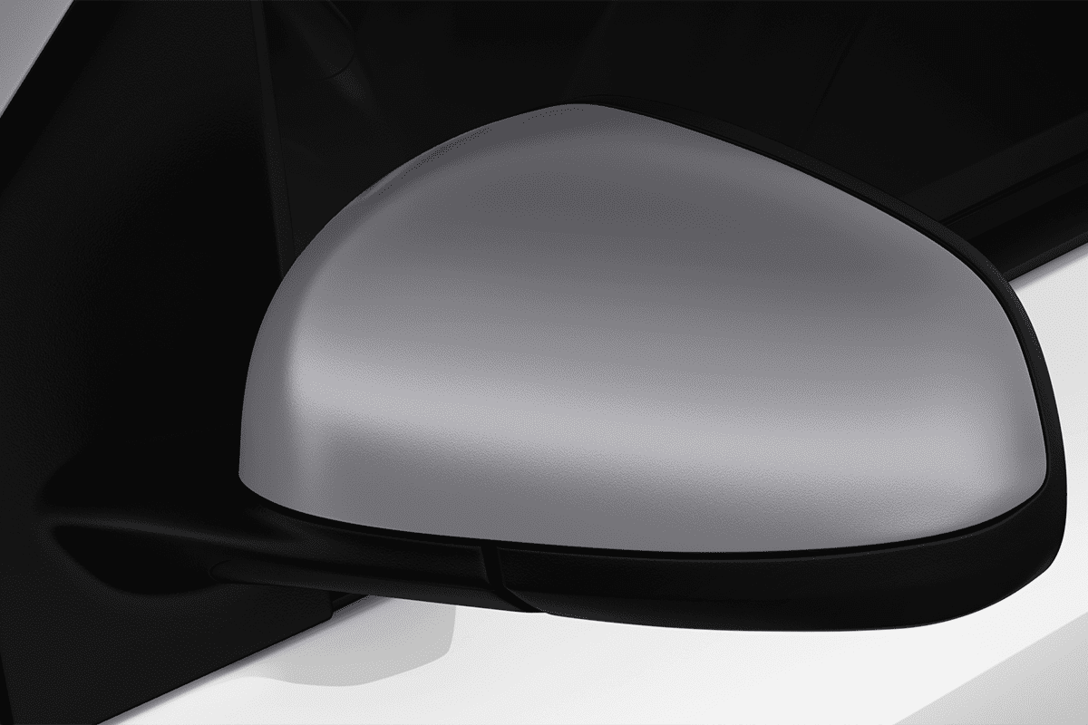 Rückspiegel eines Smart fortwo coupé