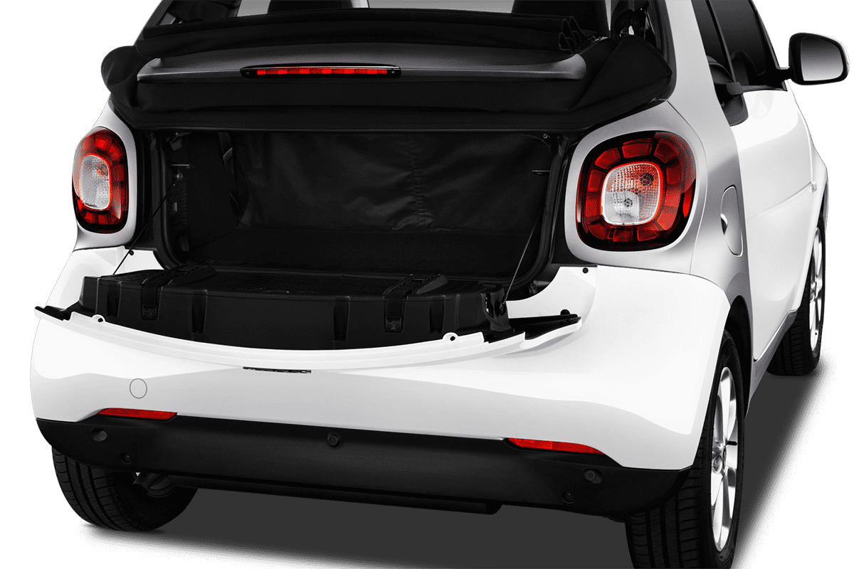 Kofferraum eines Smart fortwo coupé