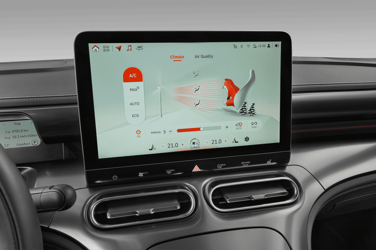 Klimasteuerung eines Smart #1