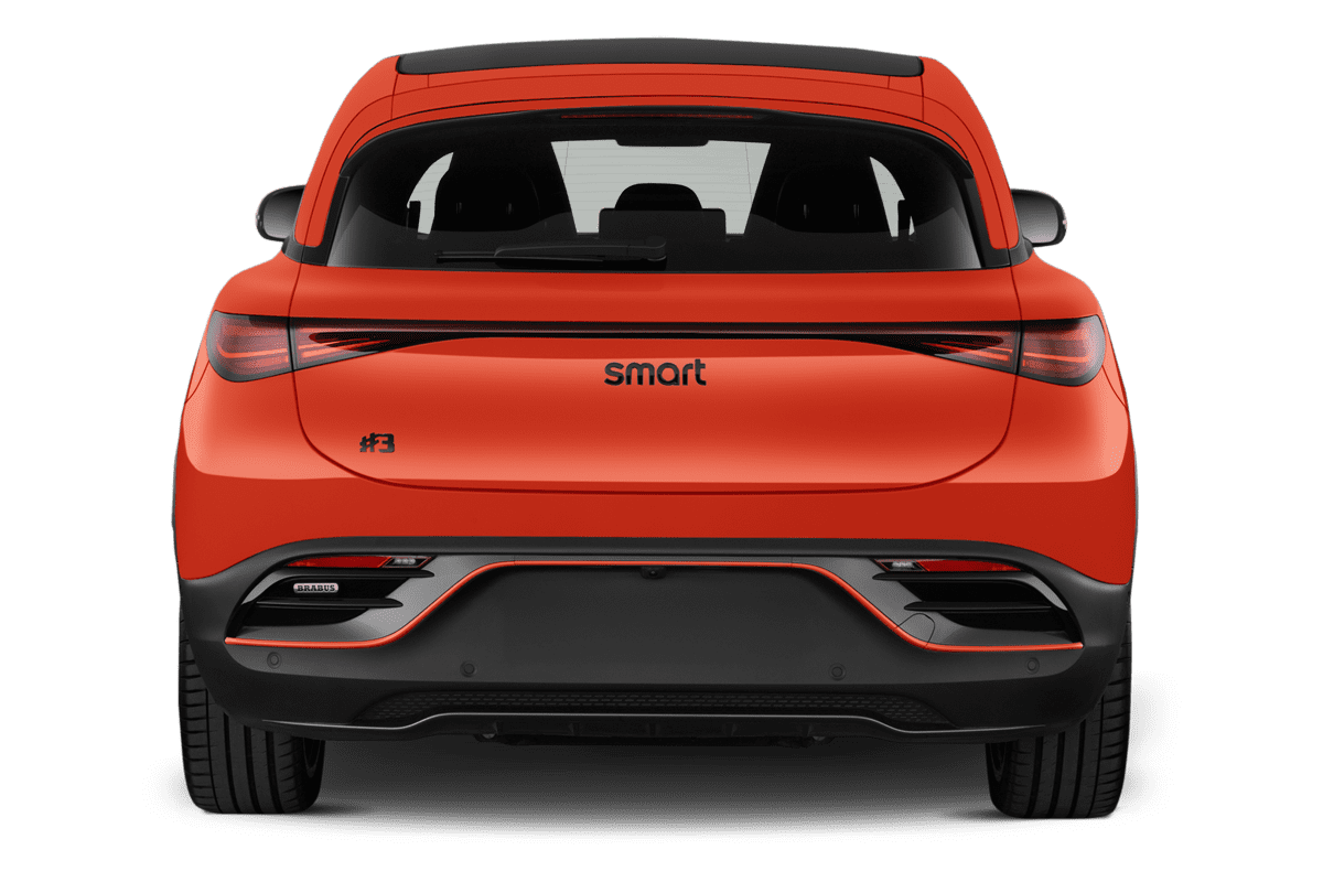Heckansicht eines Smart #3