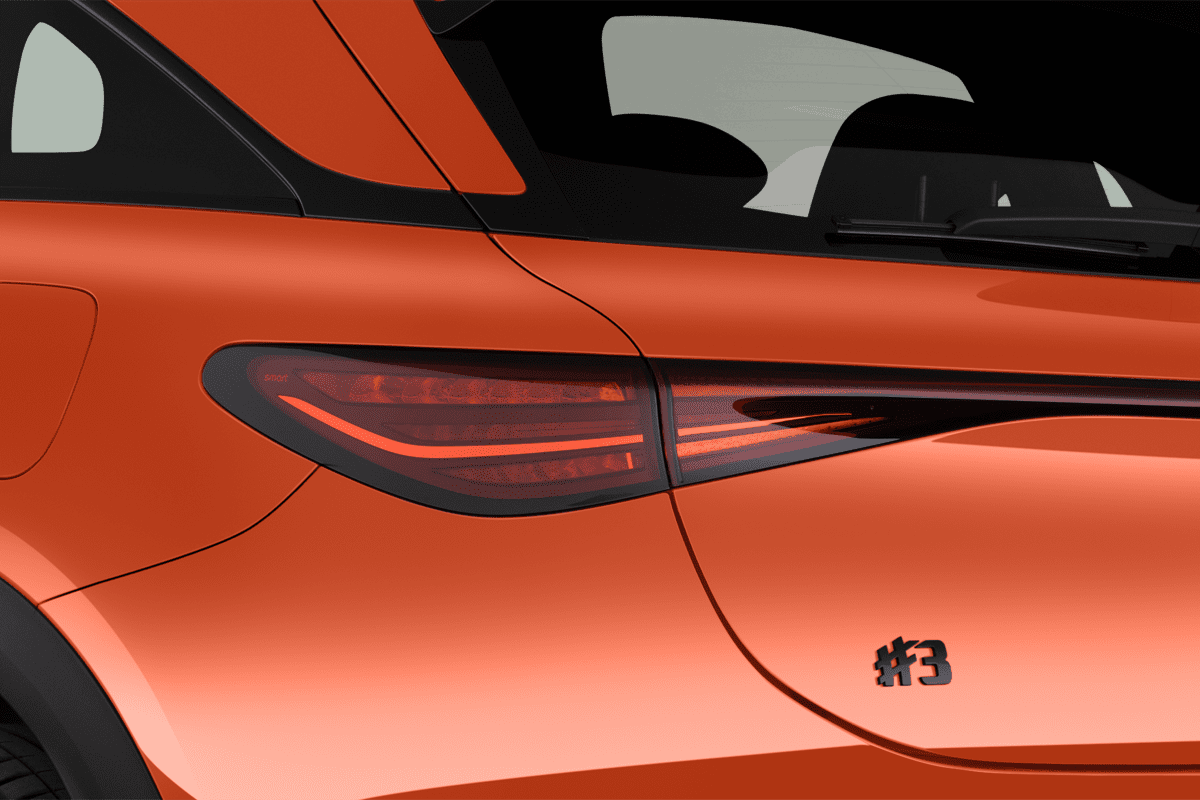 Heckleuchten eines Smart #3