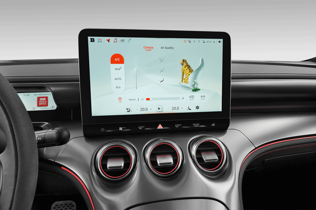 Klimasteuerung eines Smart #3