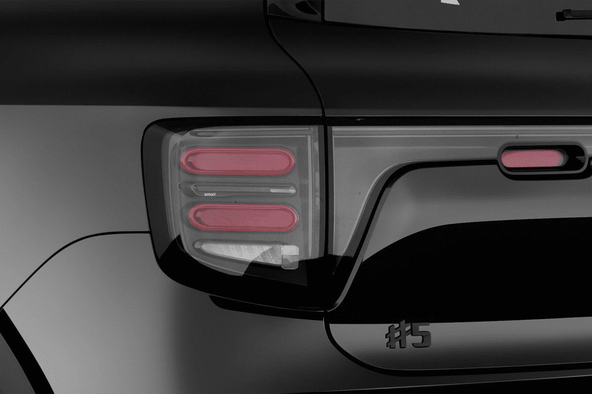 Heckleuchten eines Smart #5