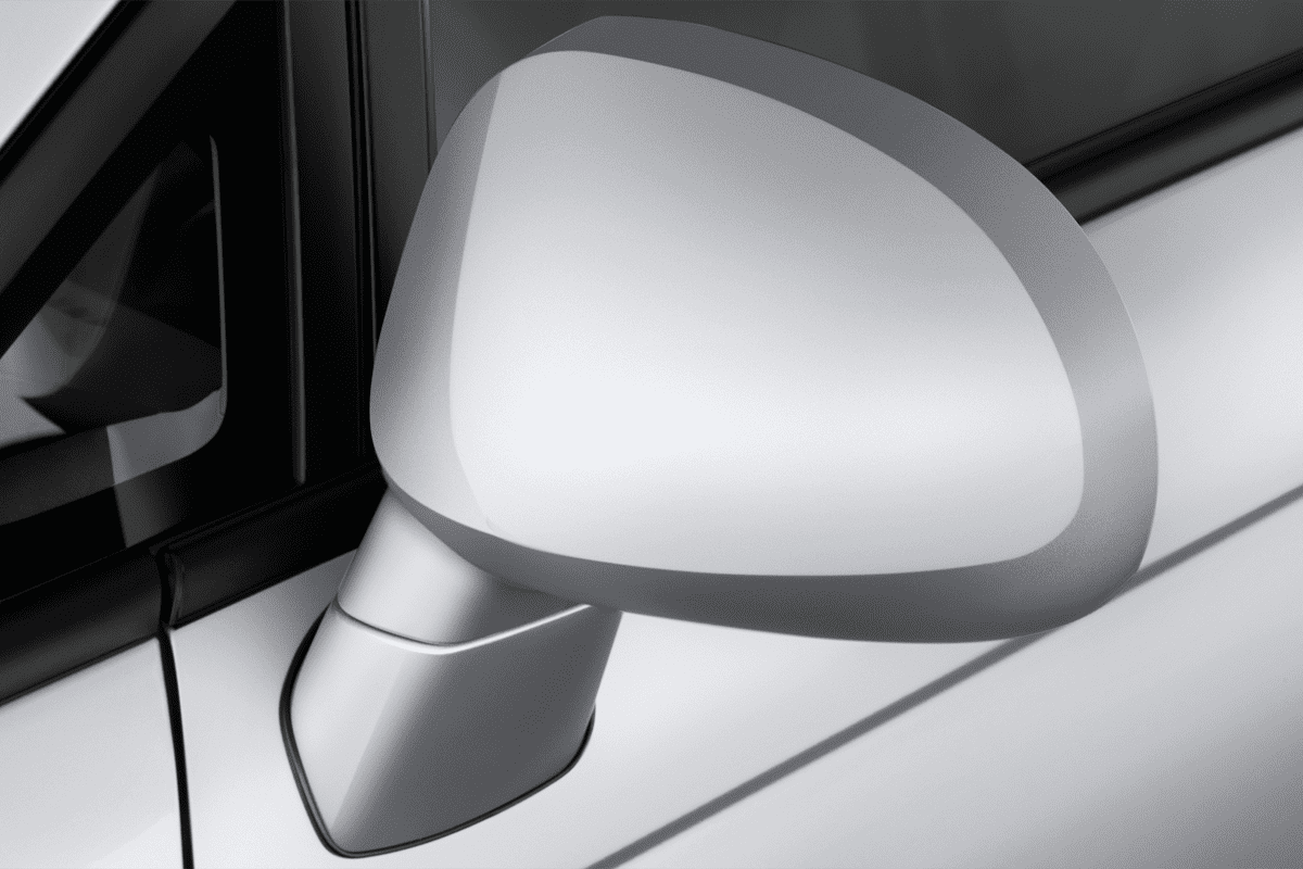 Rückspiegel eines Ssangyong Rodius