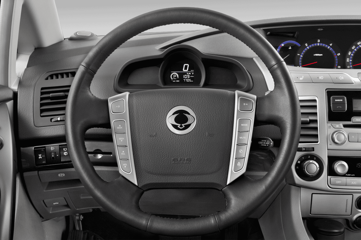 Lenkrad eines Ssangyong Rodius