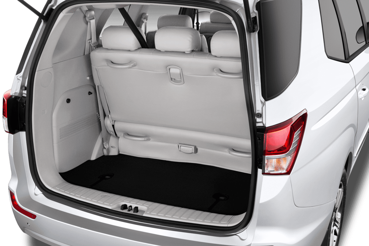 Kofferraum eines Ssangyong Rodius