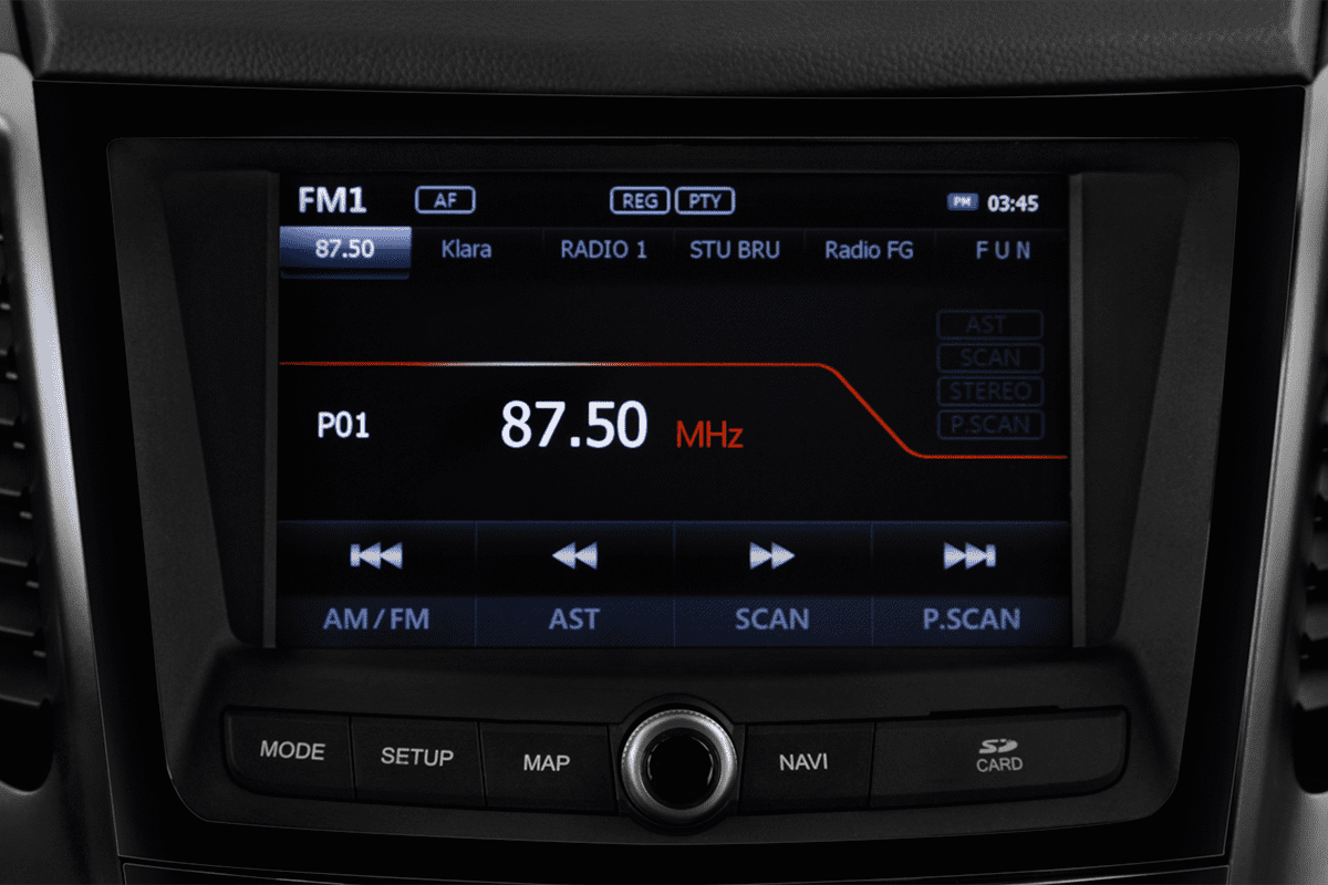 Audiosystem eines Ssangyong XLV