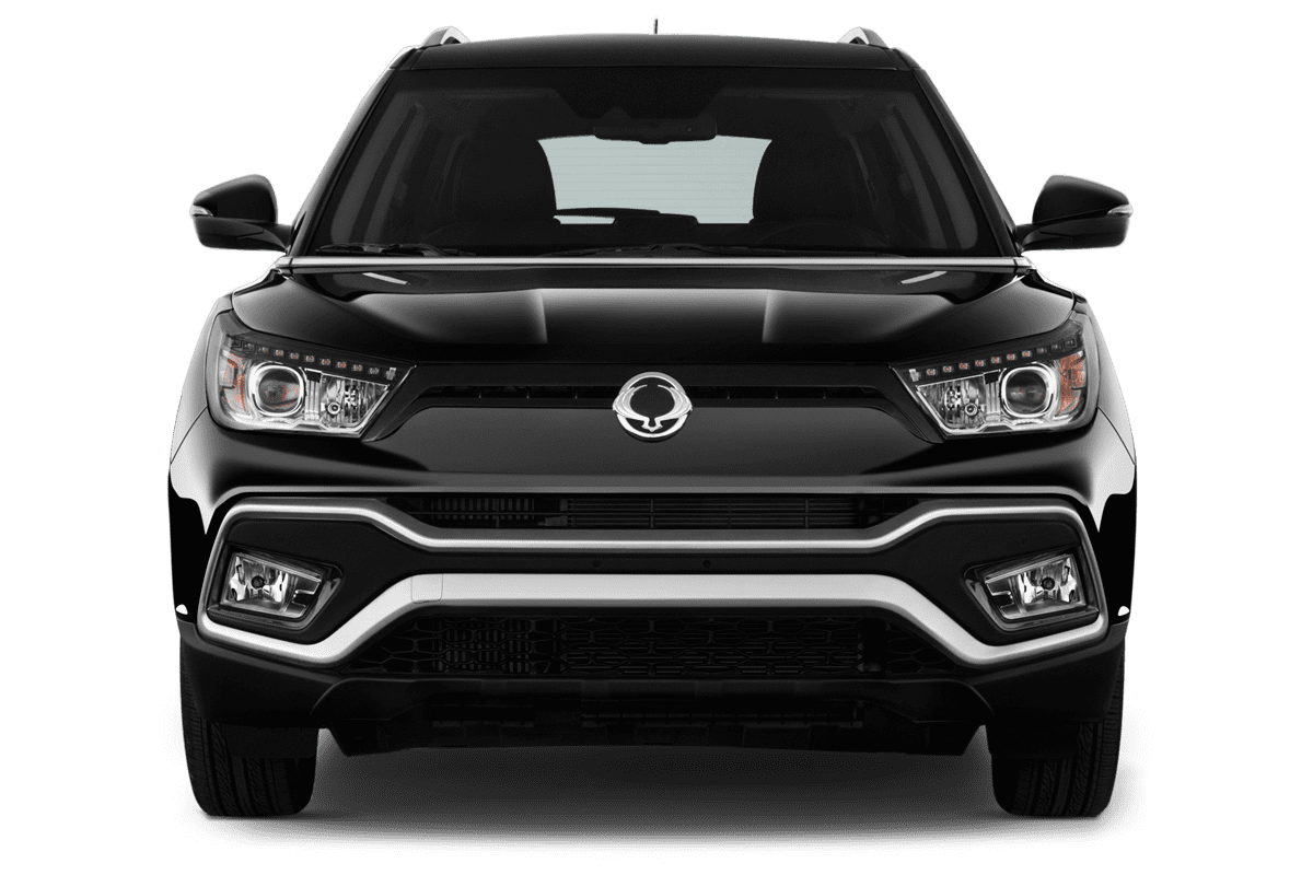 Frontansicht eines Ssangyong XLV, freigestellt