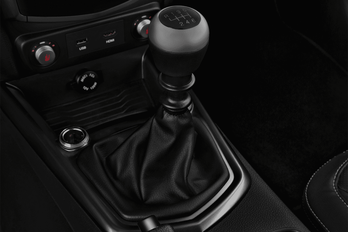 Schaltknüppel eines Ssangyong XLV