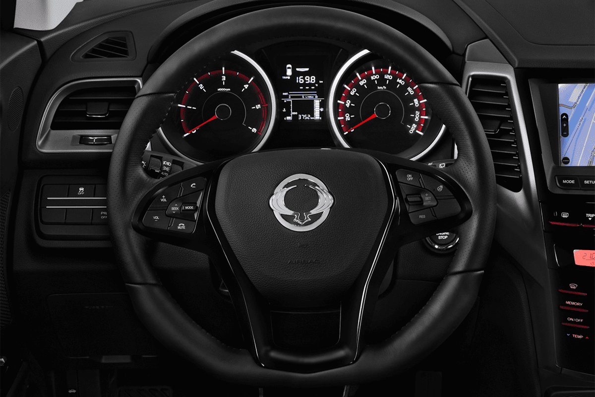 Lenkrad eines Ssangyong XLV