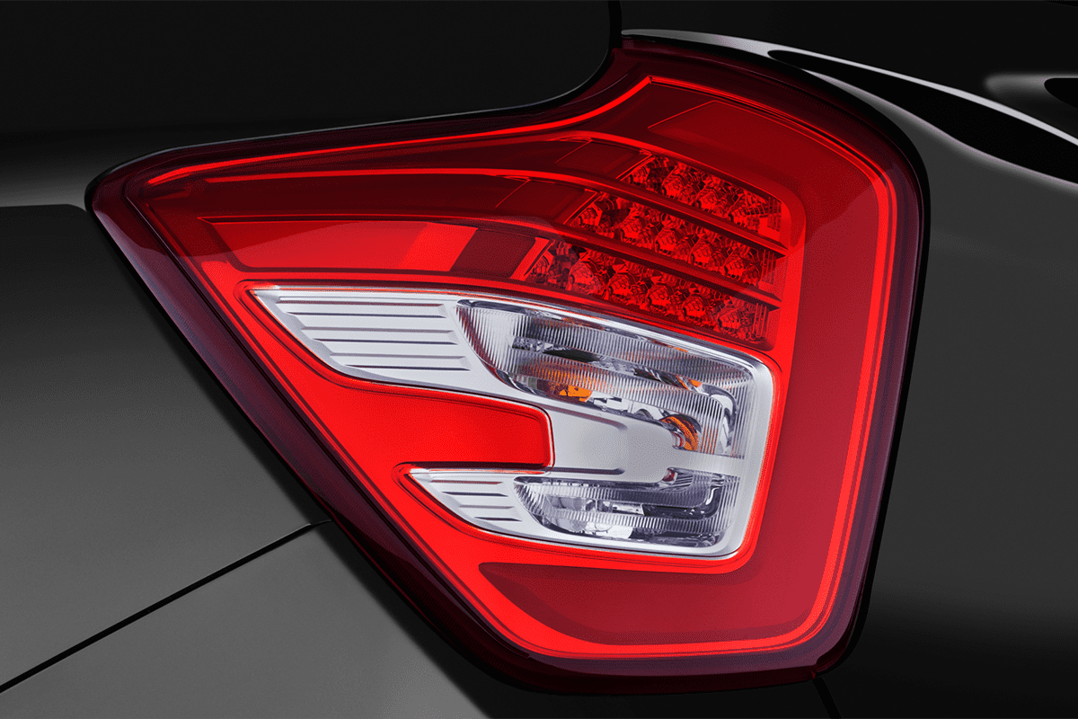 Heckleuchten eines Ssangyong XLV