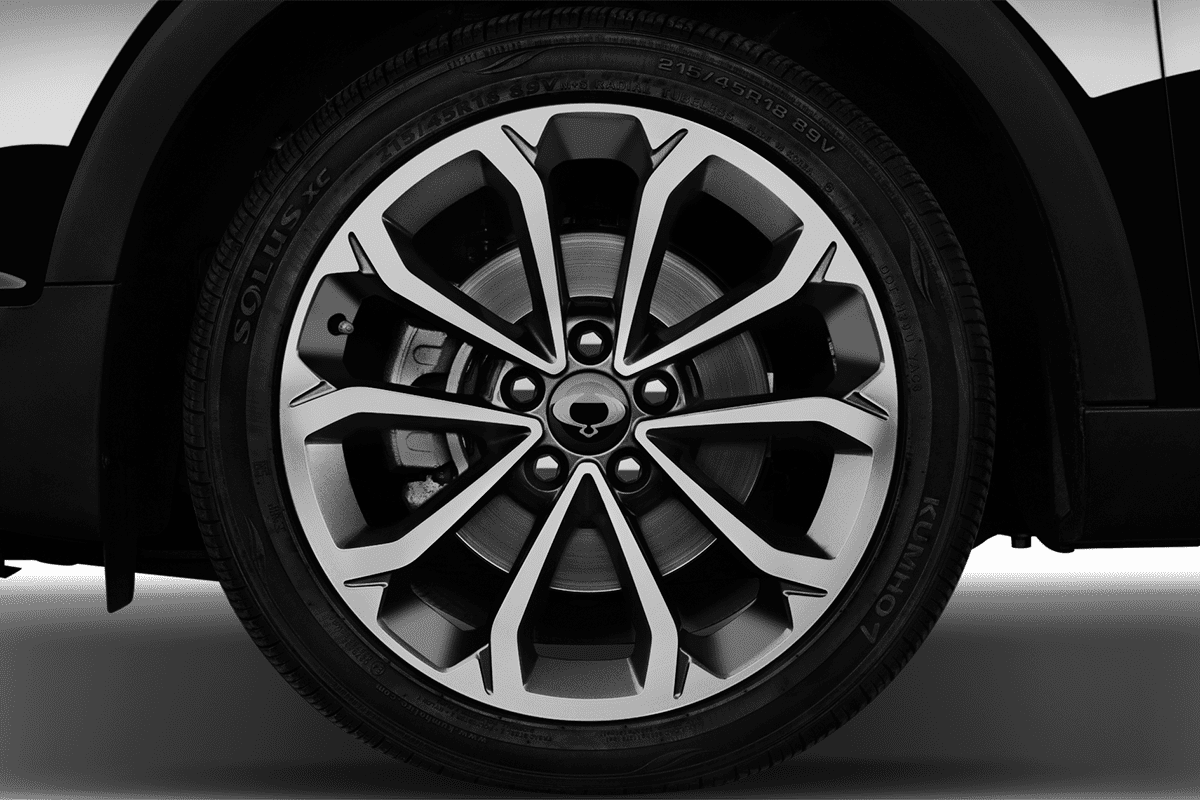 Radkappe oder Felge eines Ssangyong XLV