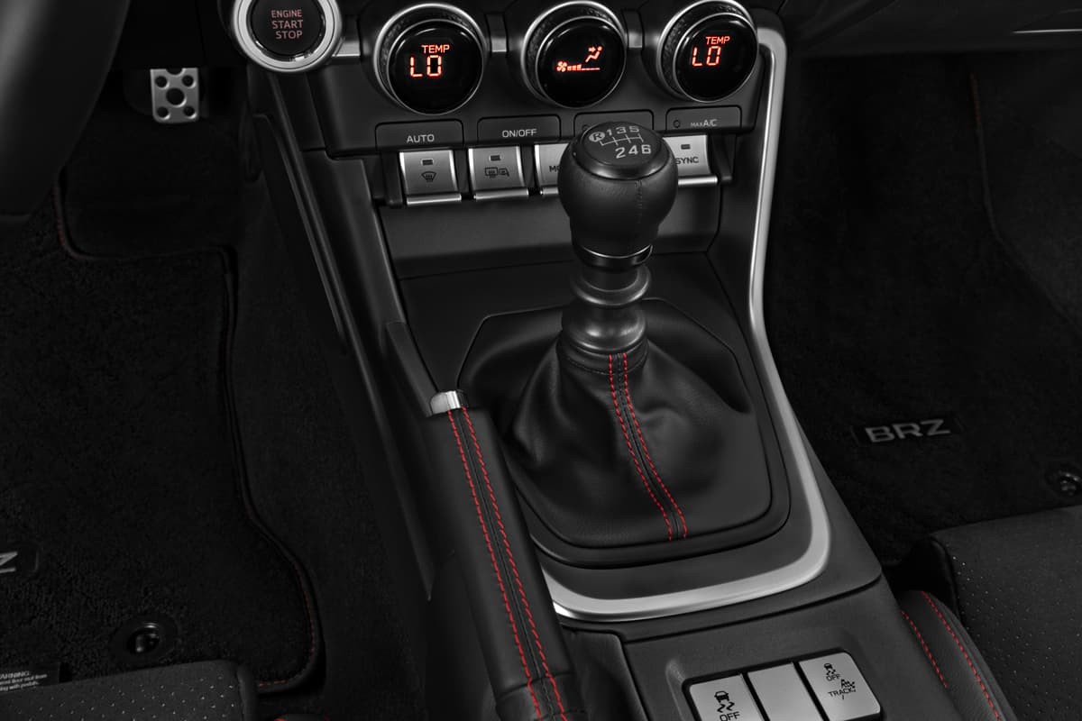 Schaltknüppel eines Subaru BRZ