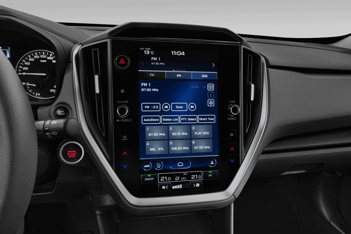 Audiosystem eines Subaru Crosstrek