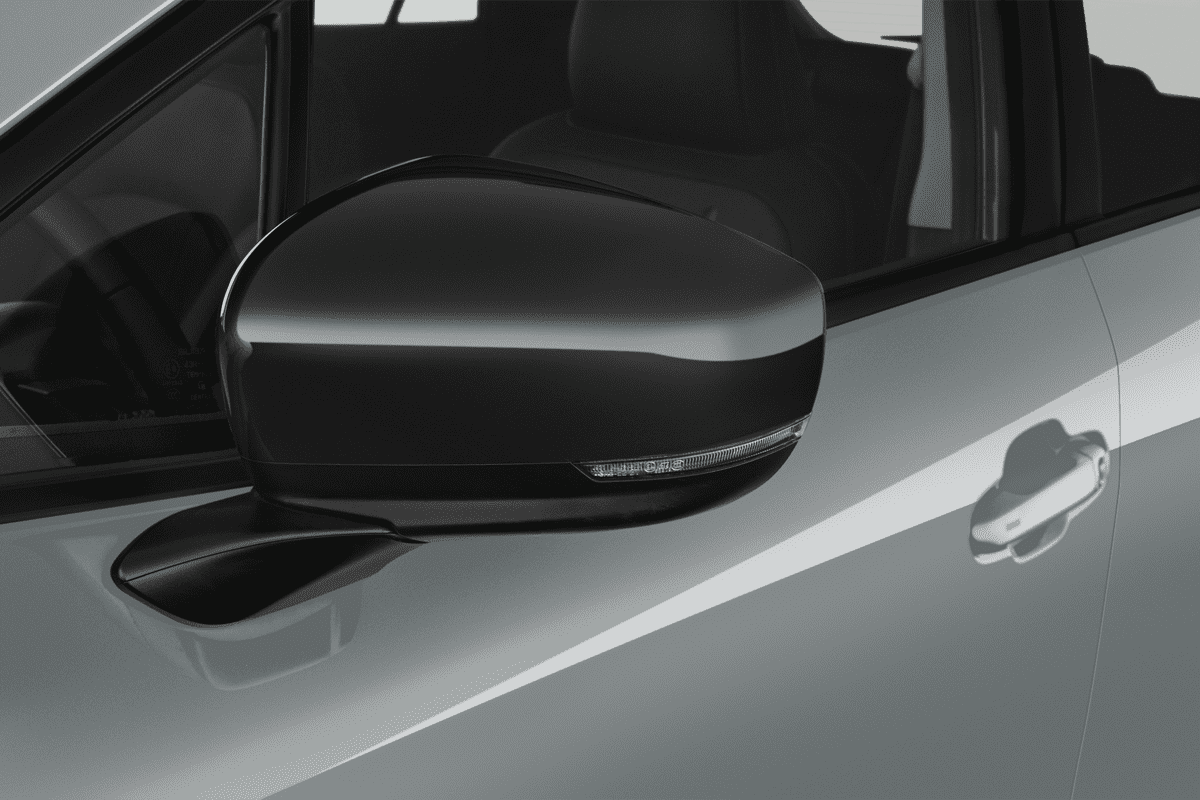 Rückspiegel eines Subaru Crosstrek