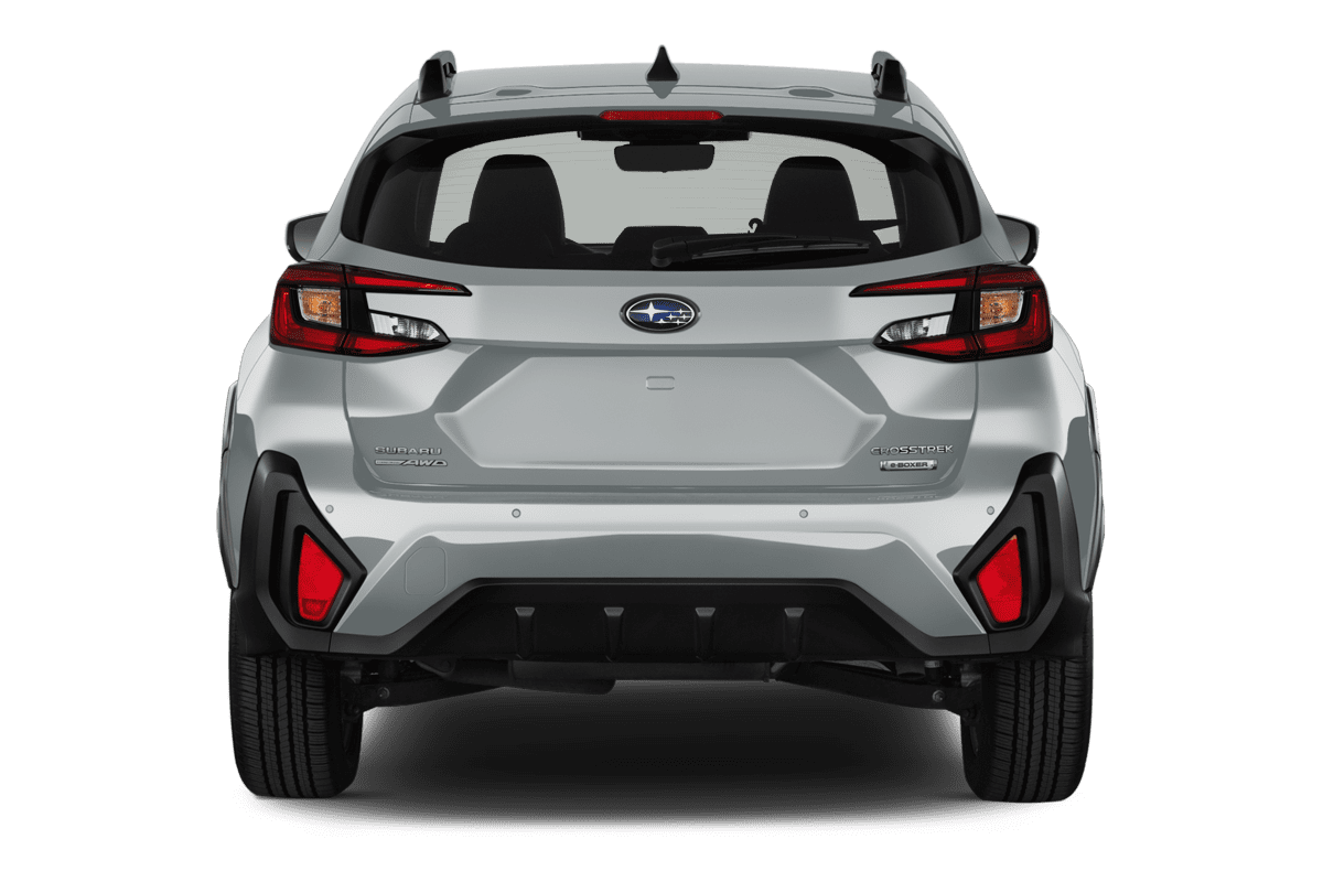 Heckansicht eines Subaru Crosstrek