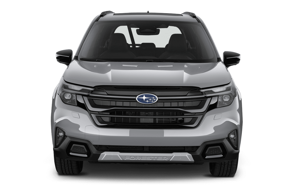 Frontansicht eines Subaru Forester , freigestellt