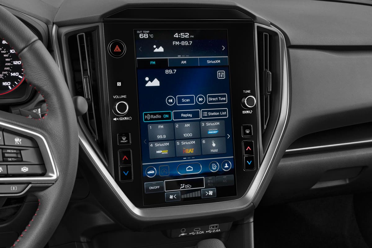 Audiosystem eines Subaru Impreza