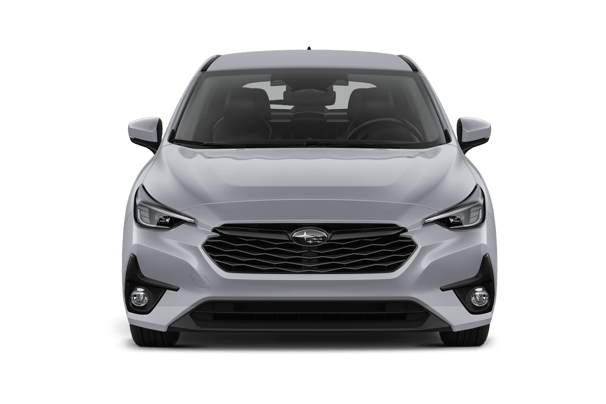 Frontansicht eines Subaru Impreza, freigestellt
