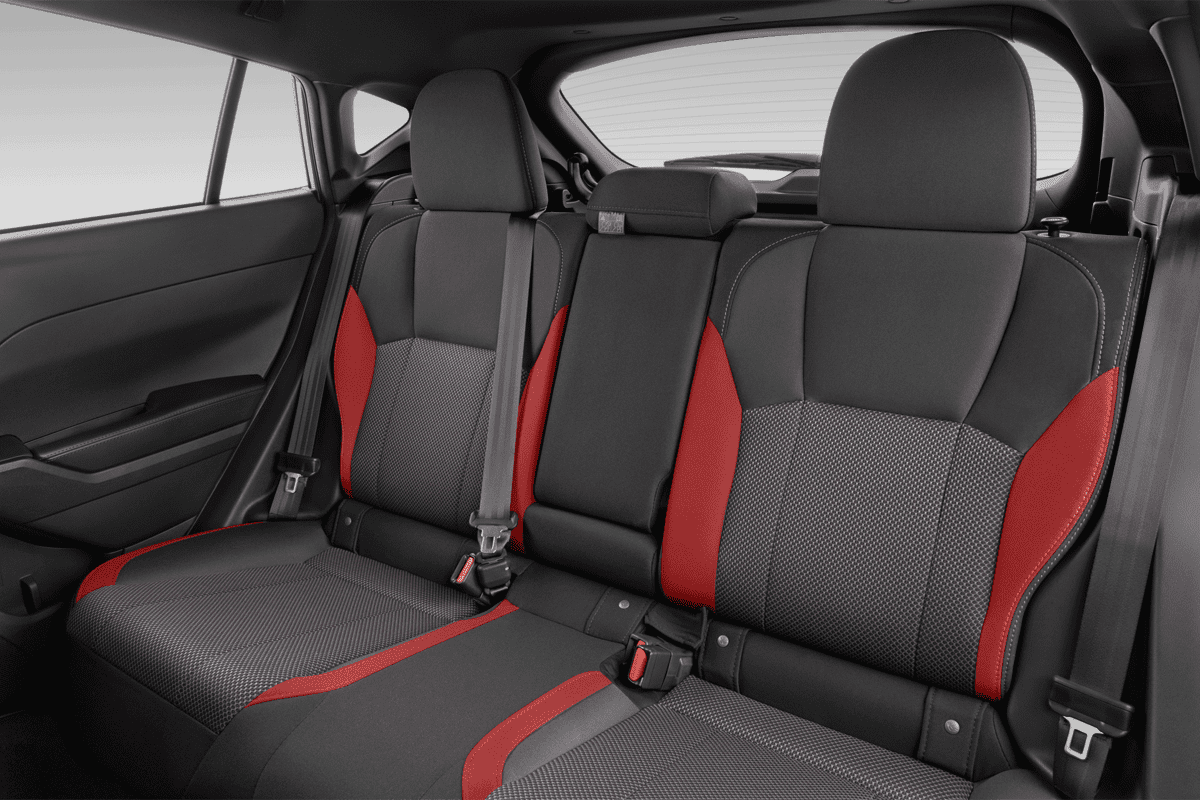 Rücksitzbank eines Subaru Impreza