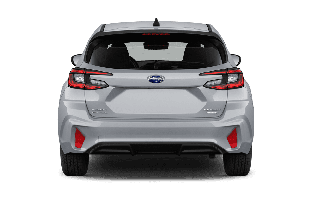 Heckansicht eines Subaru Impreza