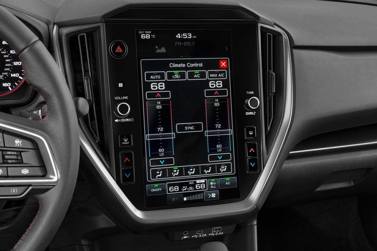 Klimasteuerung eines Subaru Impreza