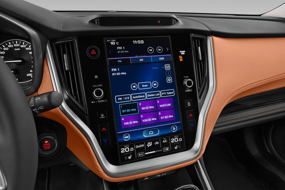 Audiosystem eines Subaru Outback