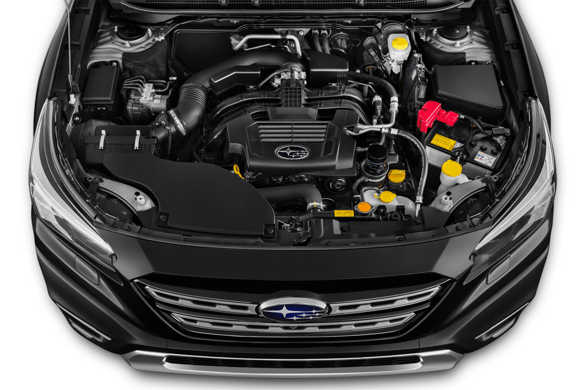 Motorraum eines Subaru Outback