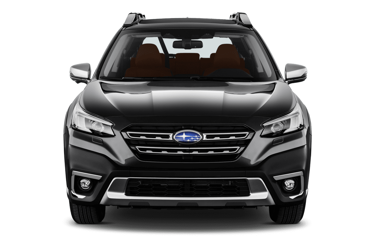 Frontansicht eines Subaru Outback, freigestellt