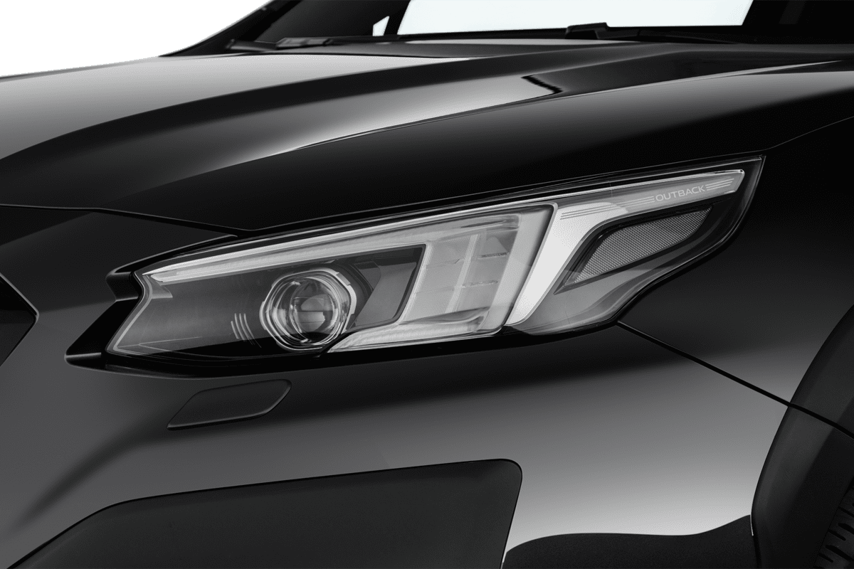 Frontscheinwerfer eines Subaru Outback