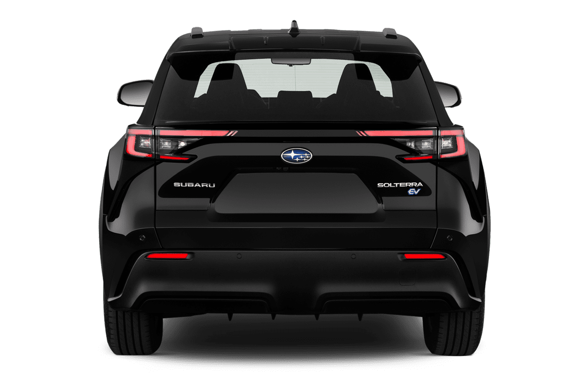 Heckansicht eines Subaru Solterra