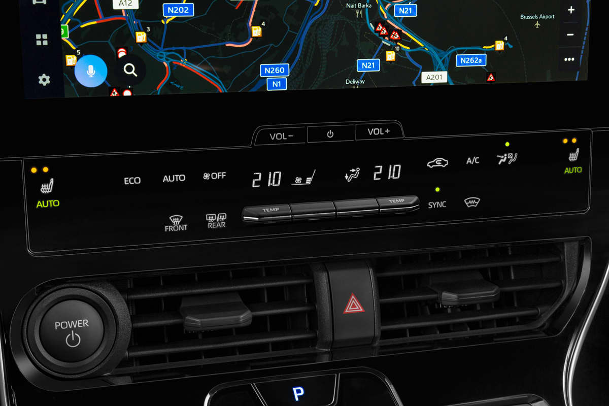 Klimasteuerung eines Subaru Solterra