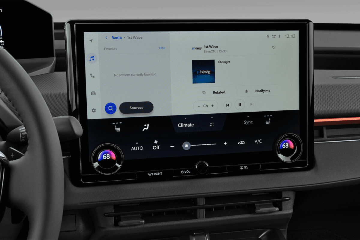 Audiosystem eines Subaru Uncharted (neues Modell)