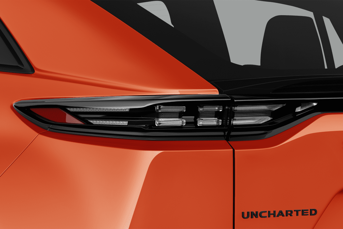 Heckleuchten eines Subaru Uncharted (neues Modell)