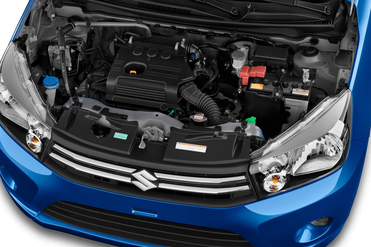 Motorraum eines Suzuki Celerio