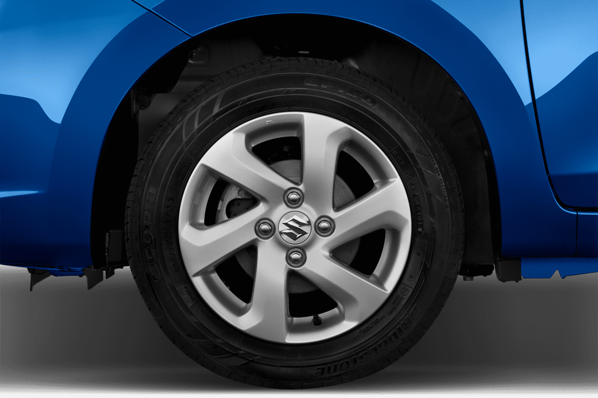 Radkappe oder Felge eines Suzuki Celerio