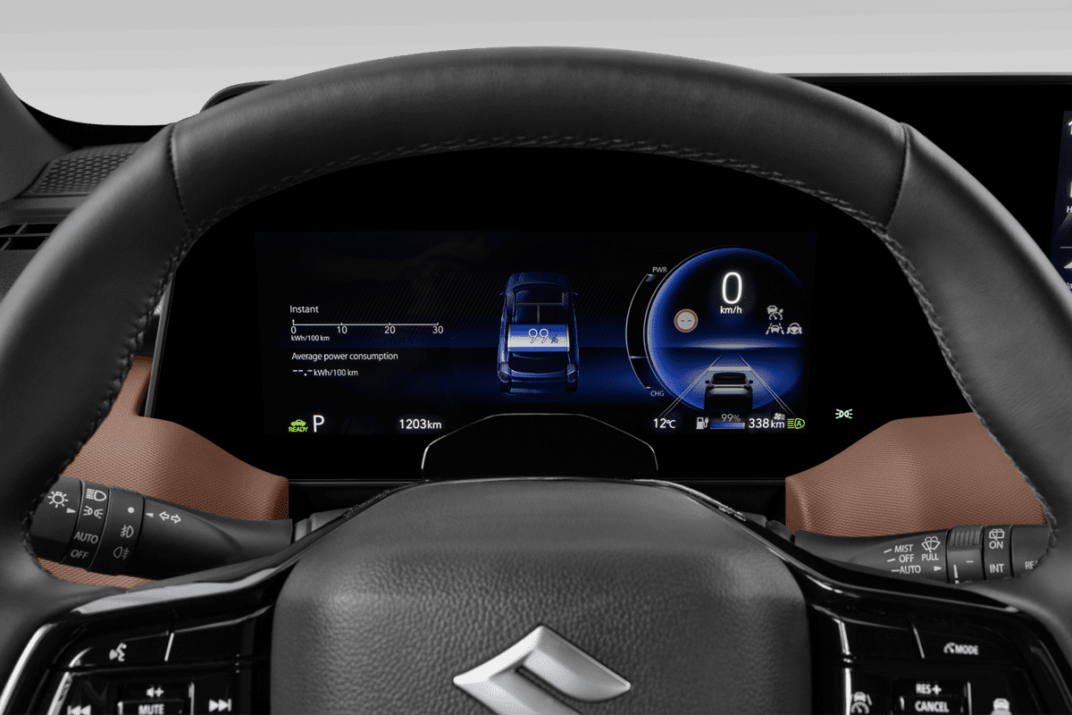 Kombiinstrument eines Suzuki eVitara (neues Modell)