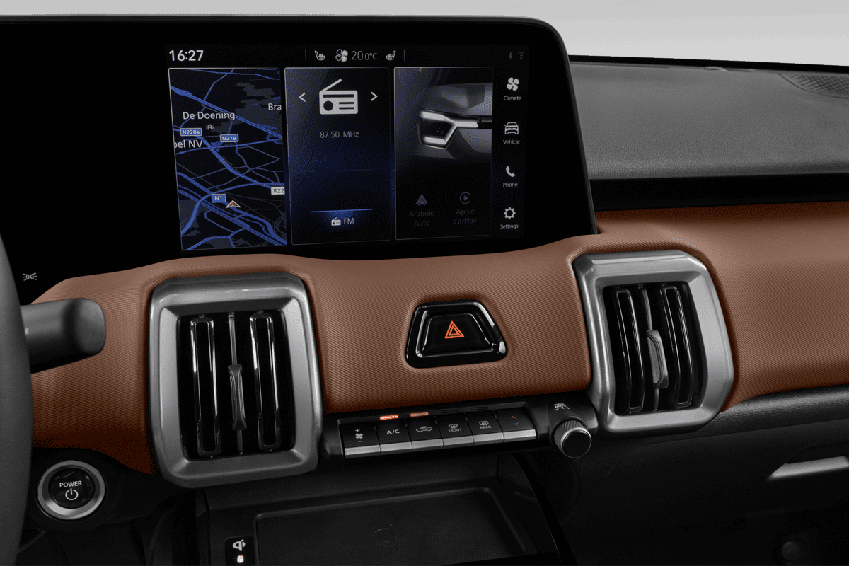 Mittelkonsole eines Suzuki eVitara (neues Modell)