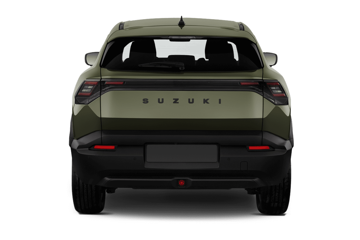Heckansicht eines Suzuki eVitara (neues Modell)