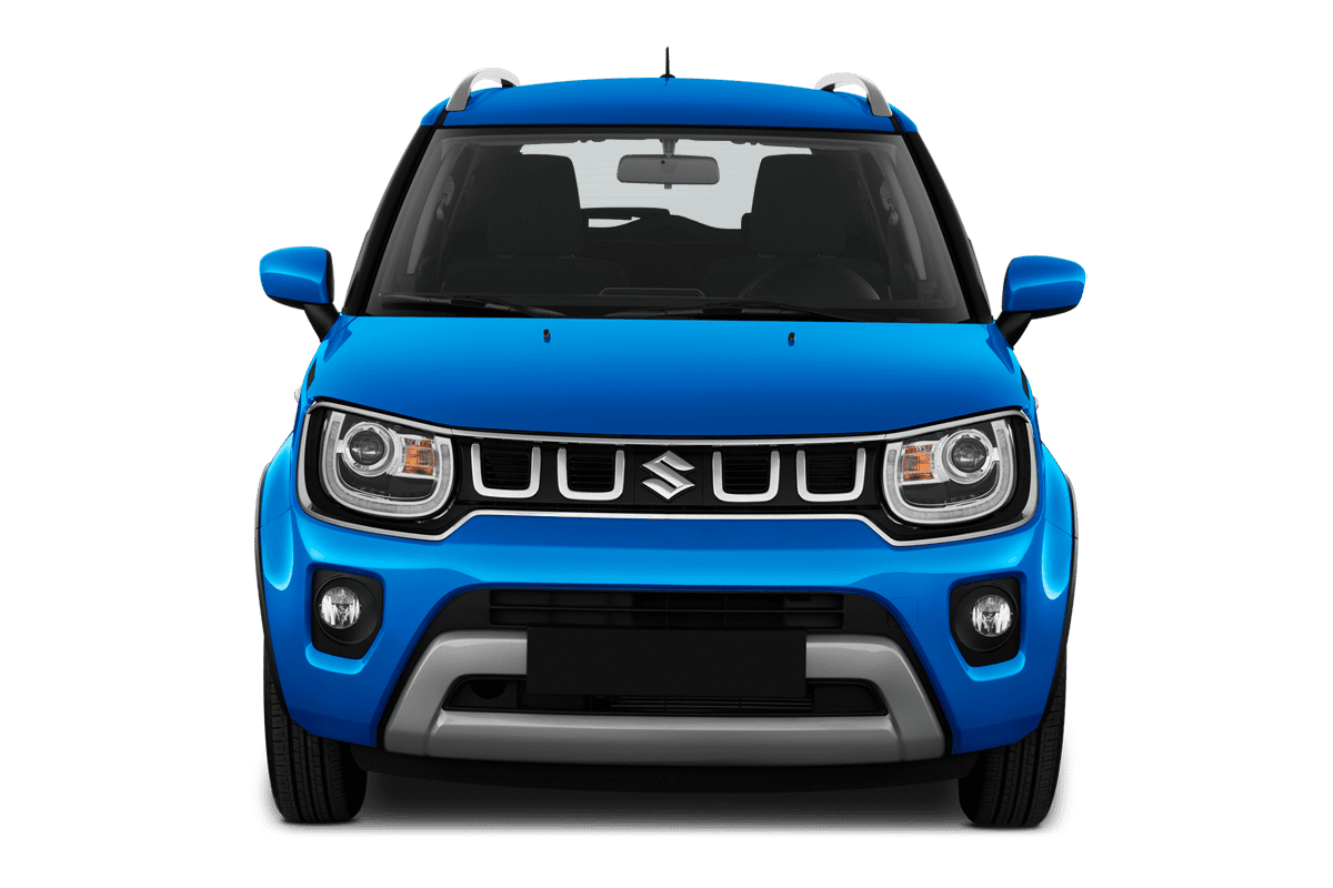 Frontansicht eines Suzuki Ignis Hybrid, freigestellt