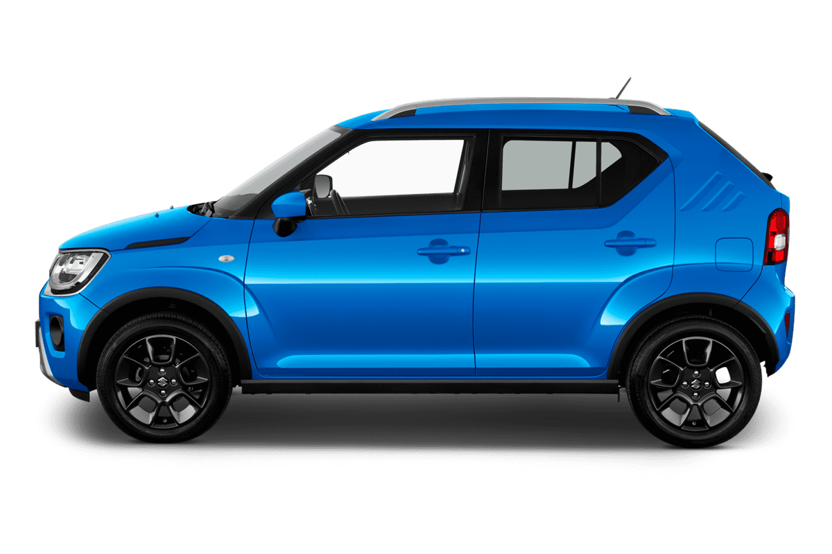 Seitenansicht eines Suzuki Ignis Hybrid