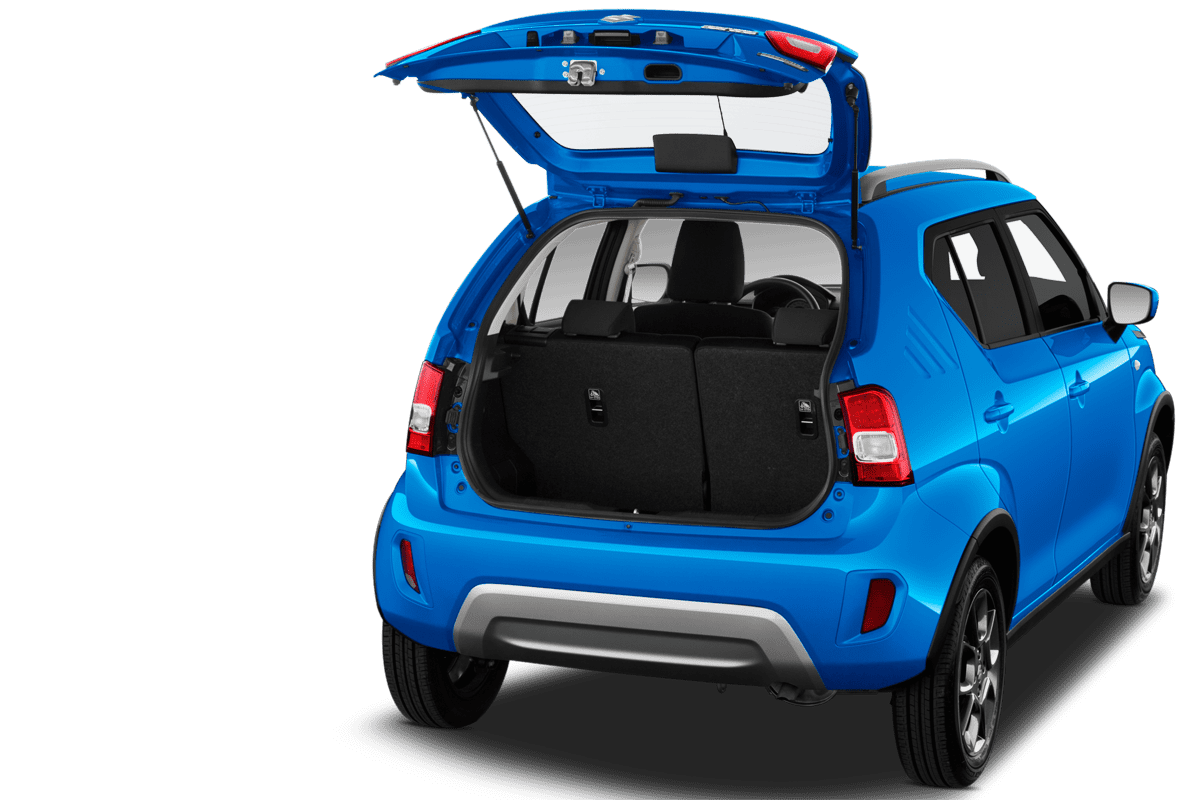 Kofferraum eines Suzuki Ignis Hybrid