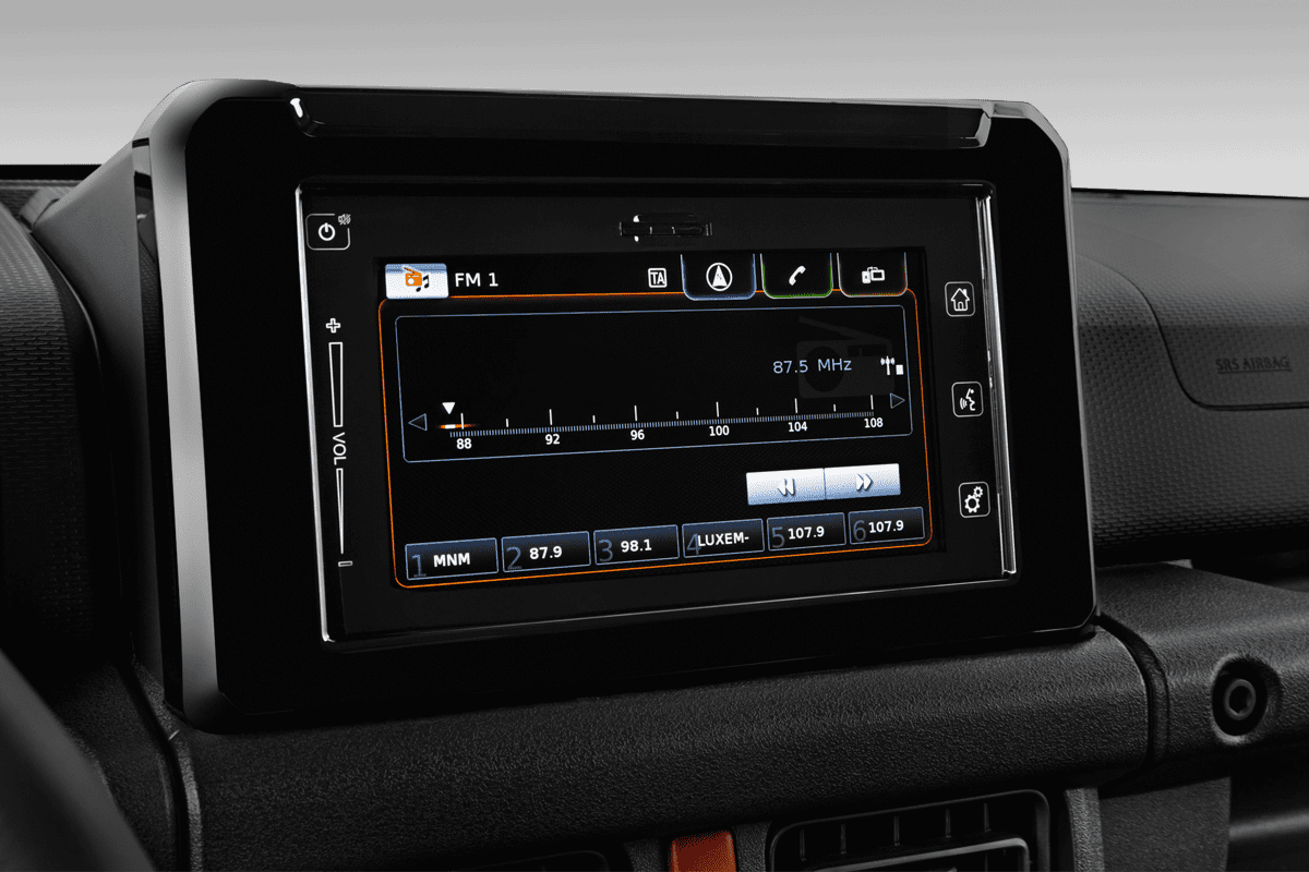 Audiosystem eines Suzuki Jimny
