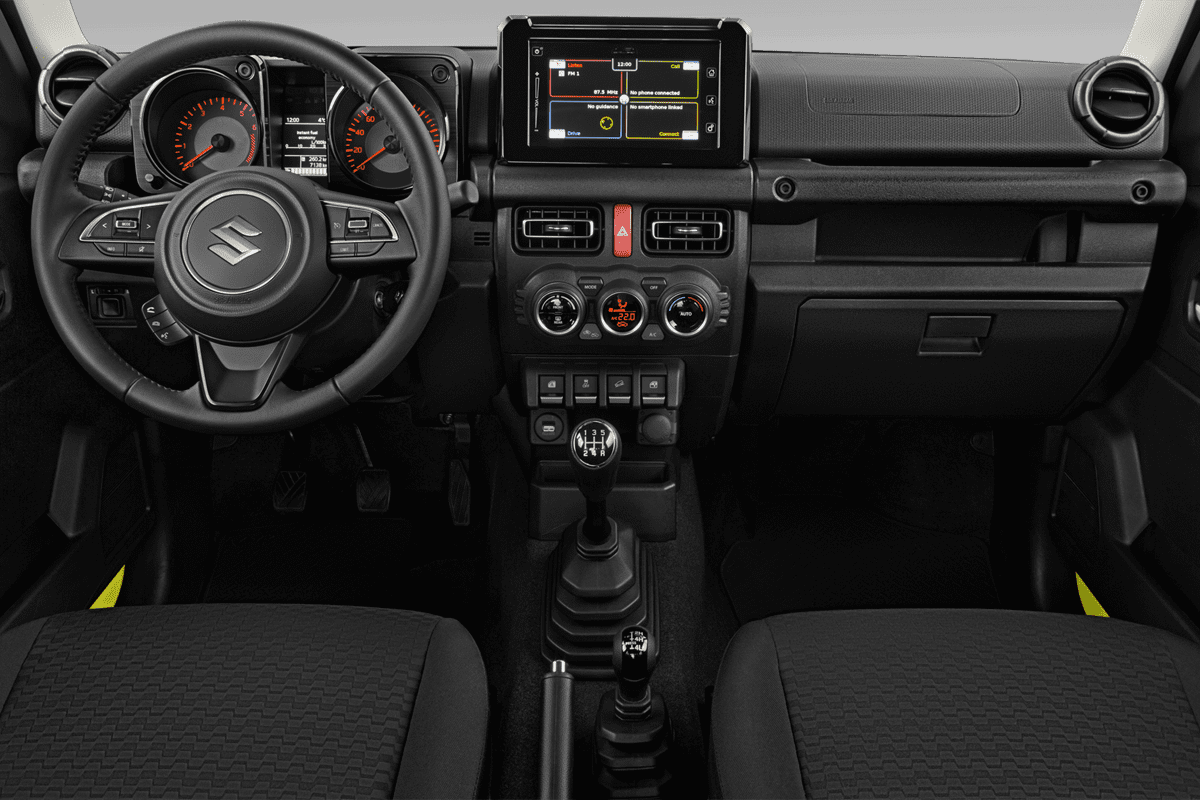 Mittelkonsole eines Suzuki Jimny